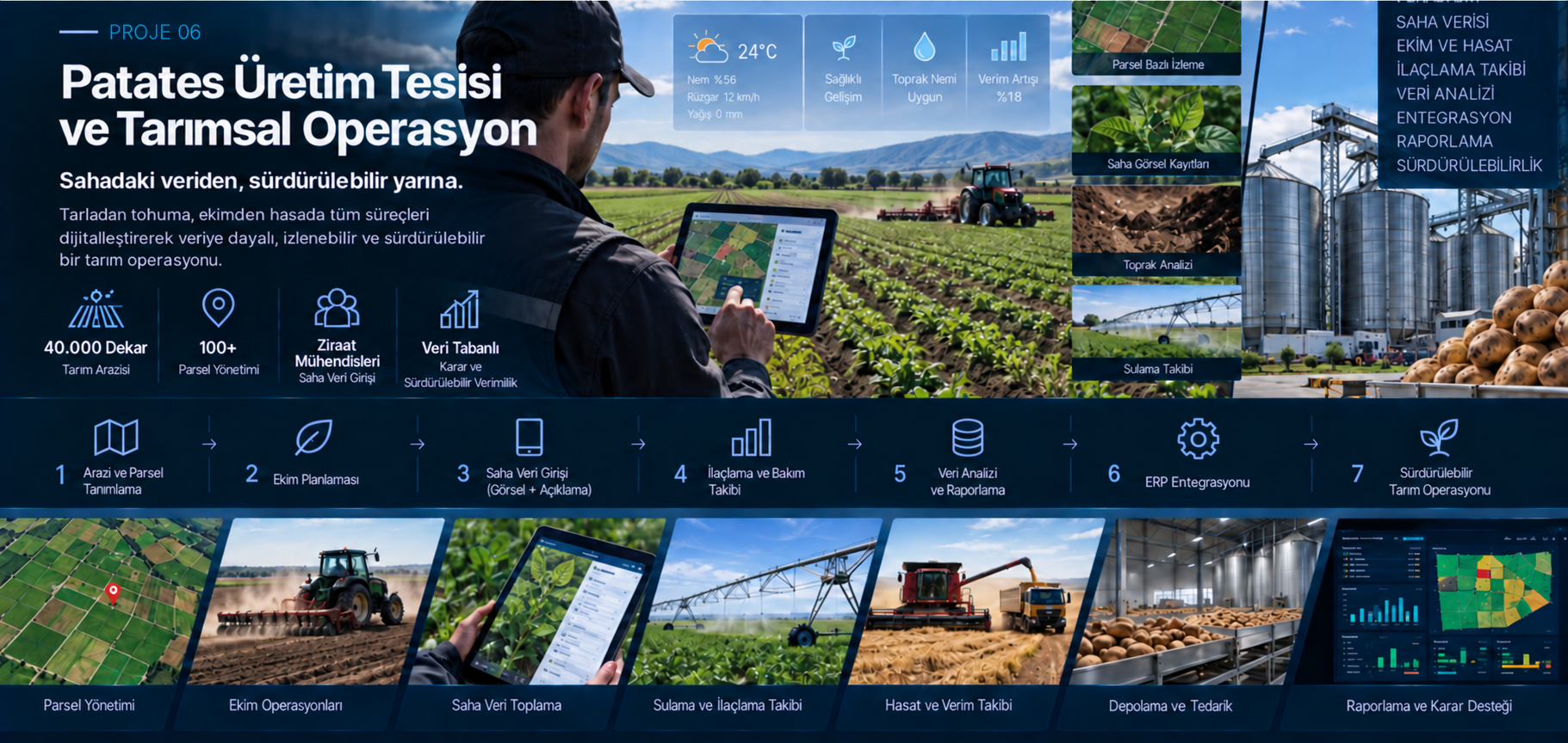 Proje 06 — Patates Üretim Tesisi ve Tarımsal Operasyon